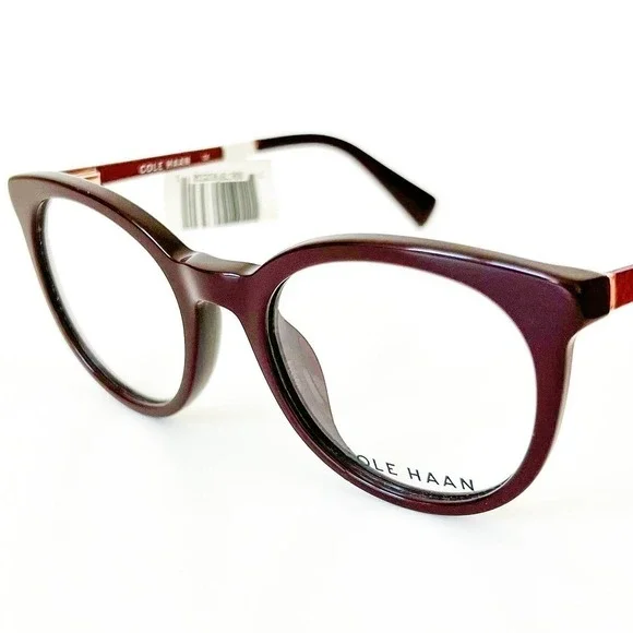 COLE HAAN Eyeglasses CH5002 (604) OXBLOOD New 